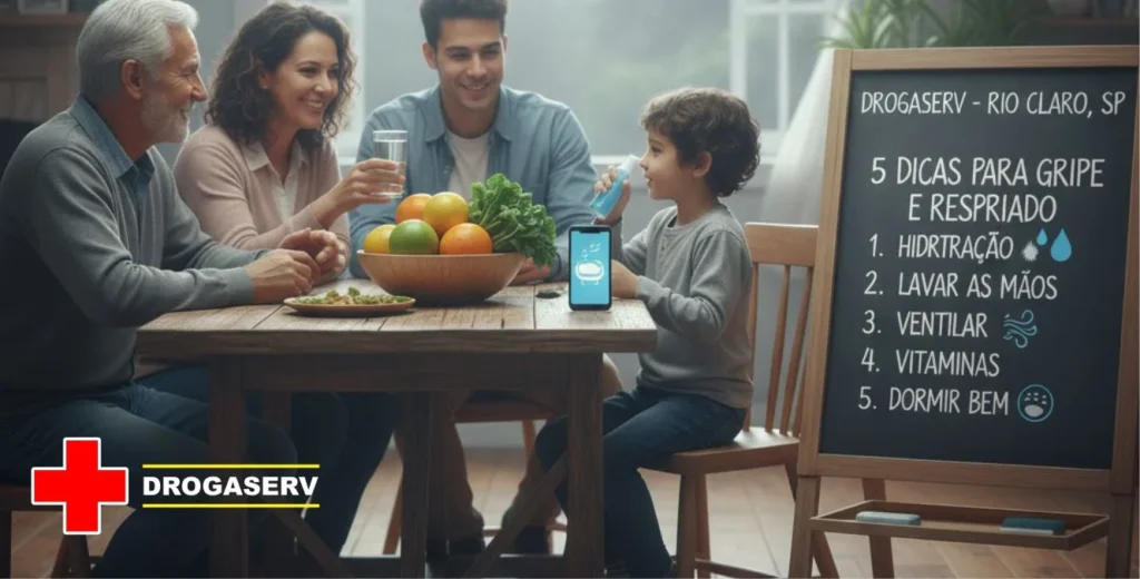 Check-up da Gripe e Resfriado em Rio Claro: 5 Dicas da Drogaserv Para Passar Pelo Primavera/Verão Sem Sustos